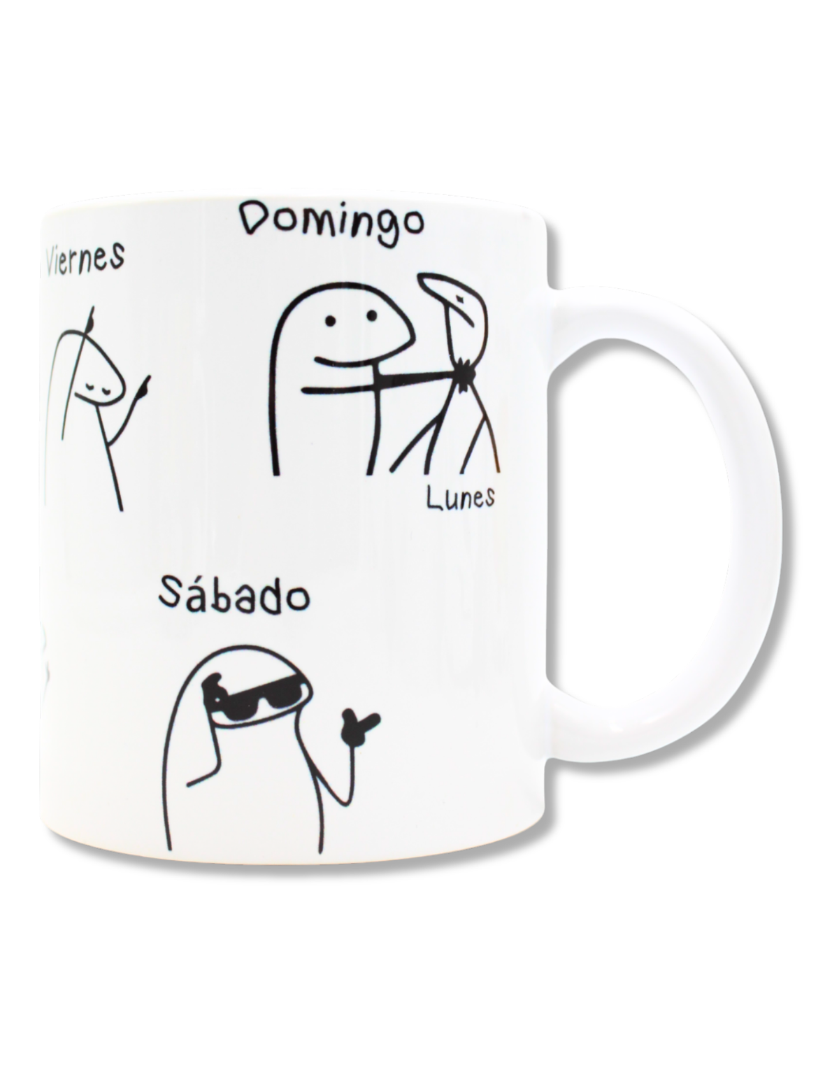 Taza De Cerámica Deformitos Días De La Semana