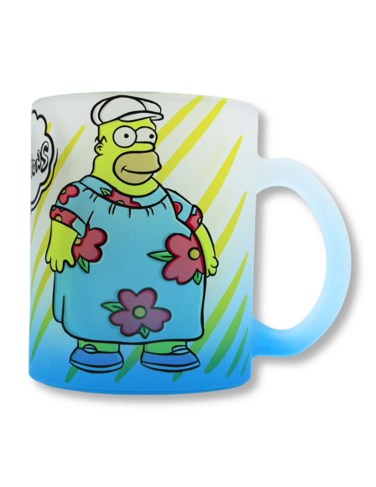 Taza De Vidrio Homero Simpson