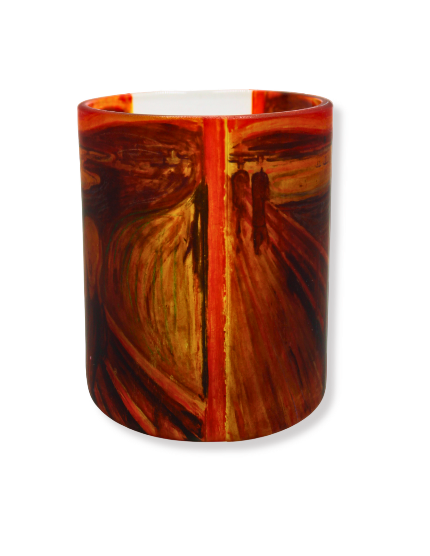 Taza De Vidrio Pintura El Grito