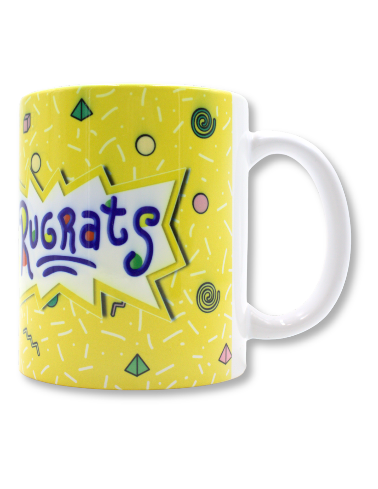 Taza De Cerámica Carlitos Amarillo De Los Rugrats