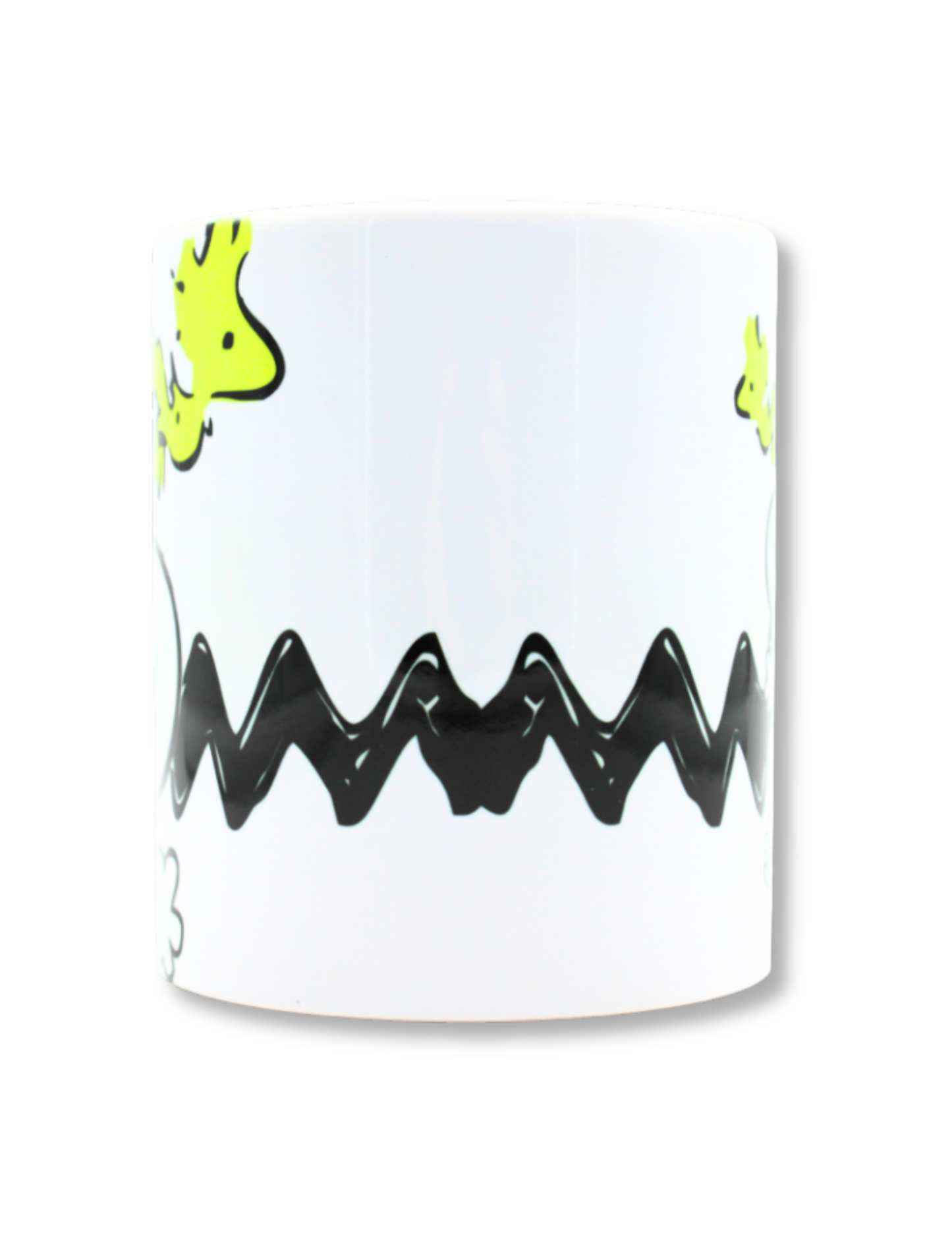 Taza De Cerámica Snoopy Franja Zigzag