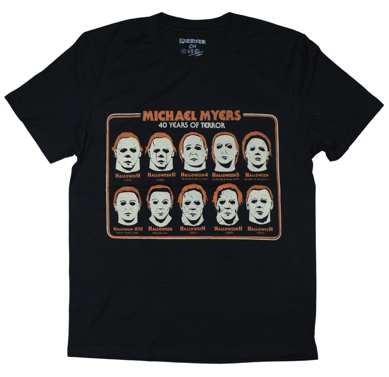 Playera Diseño Michael Myers Rostros Unisex