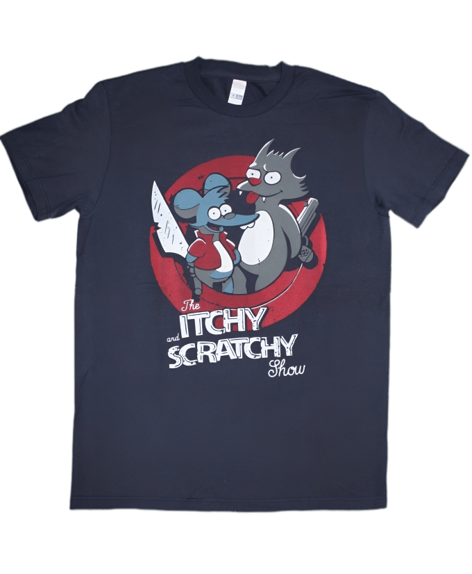 Playera Diseño Itchy And Scratchy Unisex