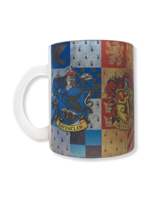 Taza De Vidrio Casas Harry Potter