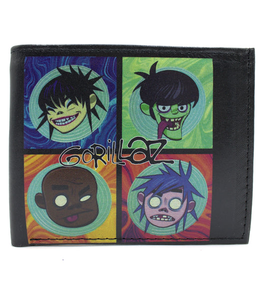 Cartera Hombre De Piel Gorillaz