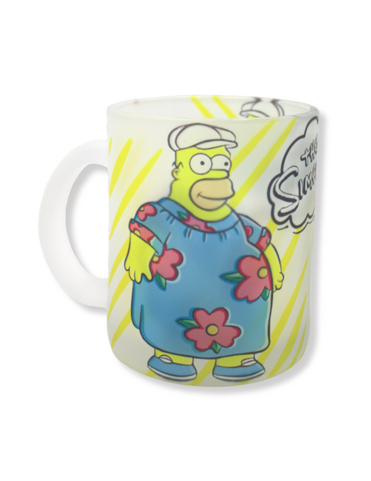 Taza De Vidrio Homero Simpson