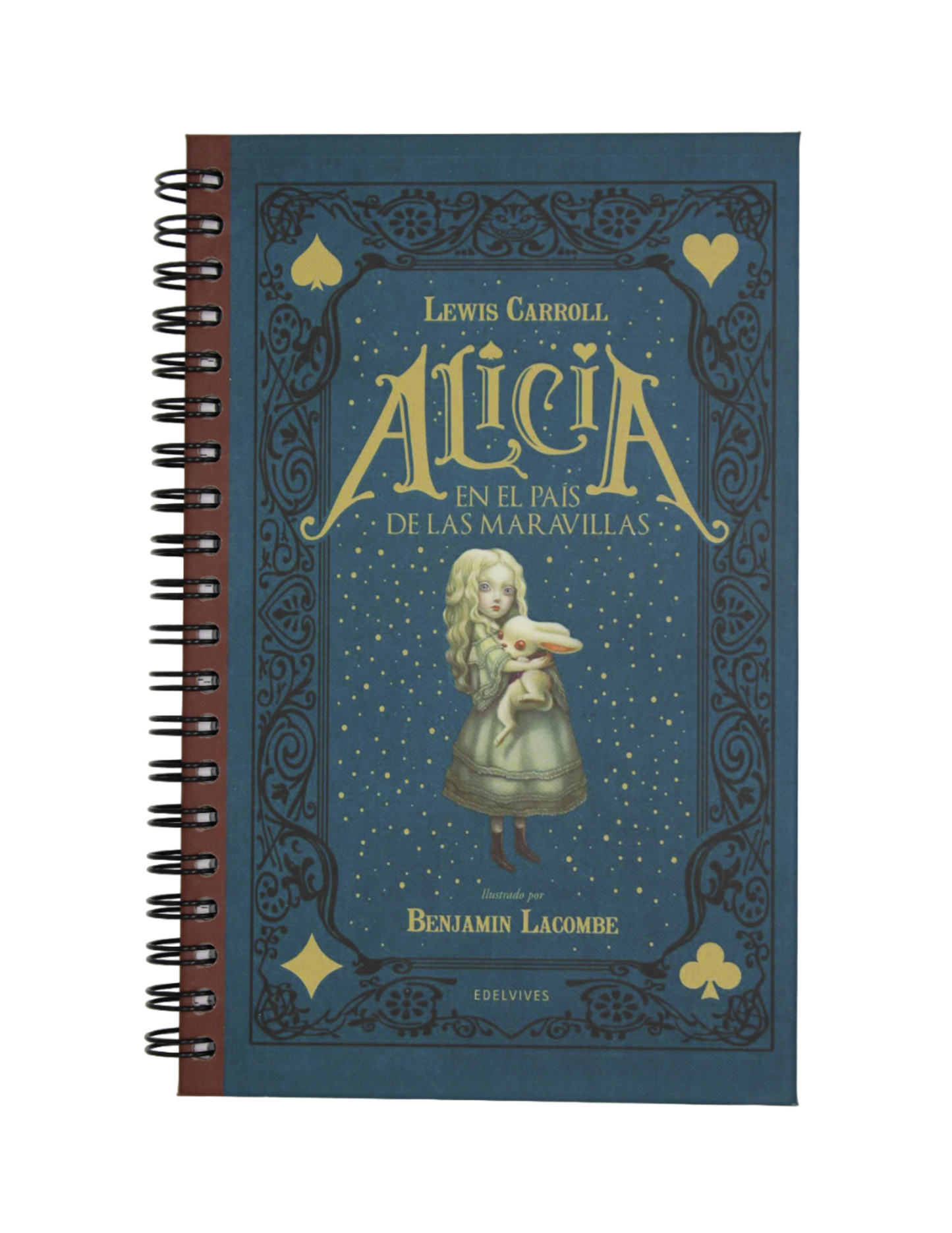 Cuadernos IMAGINANTES, Estilo Francés Con Diseño De Alicia En El País De Las Maravillas.