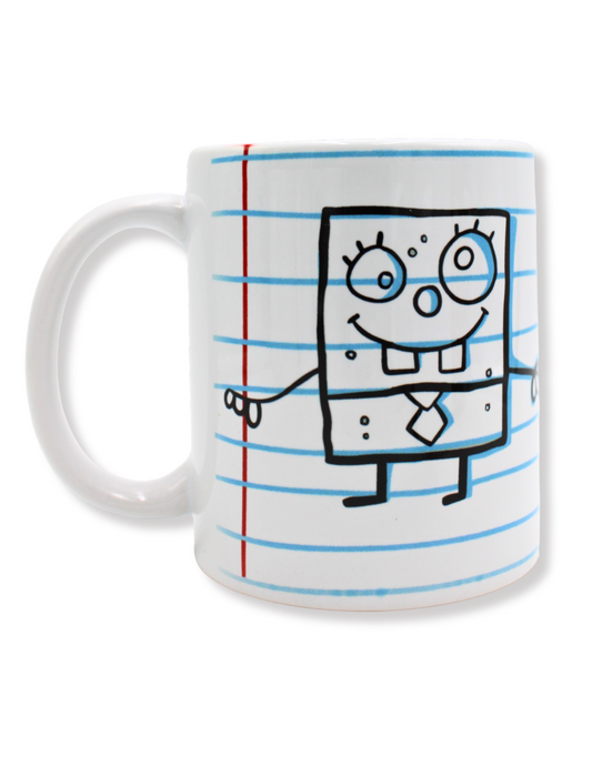 Taza De Cerámica Bob Trazo De Bob Esponja