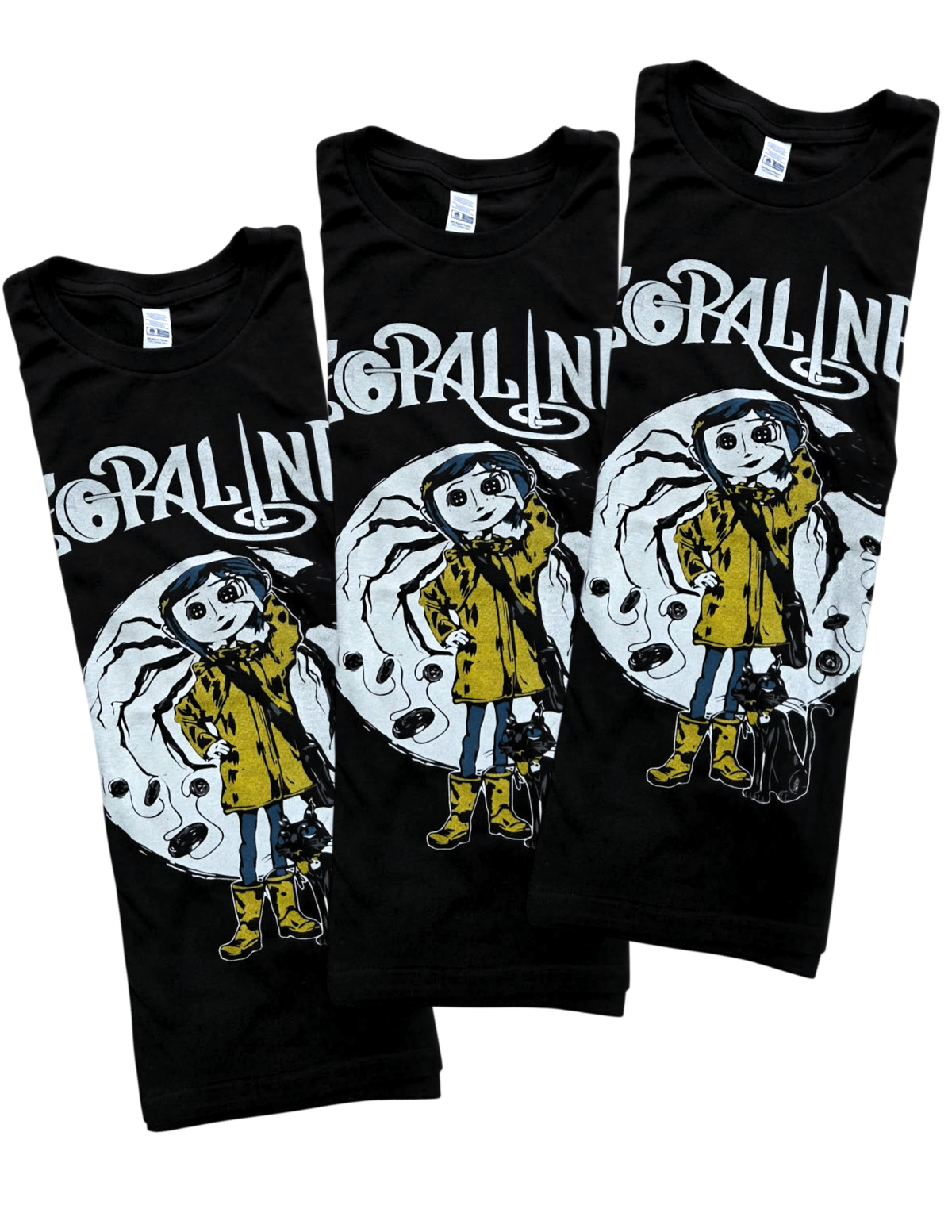 Playera Coraline Botones Unisex