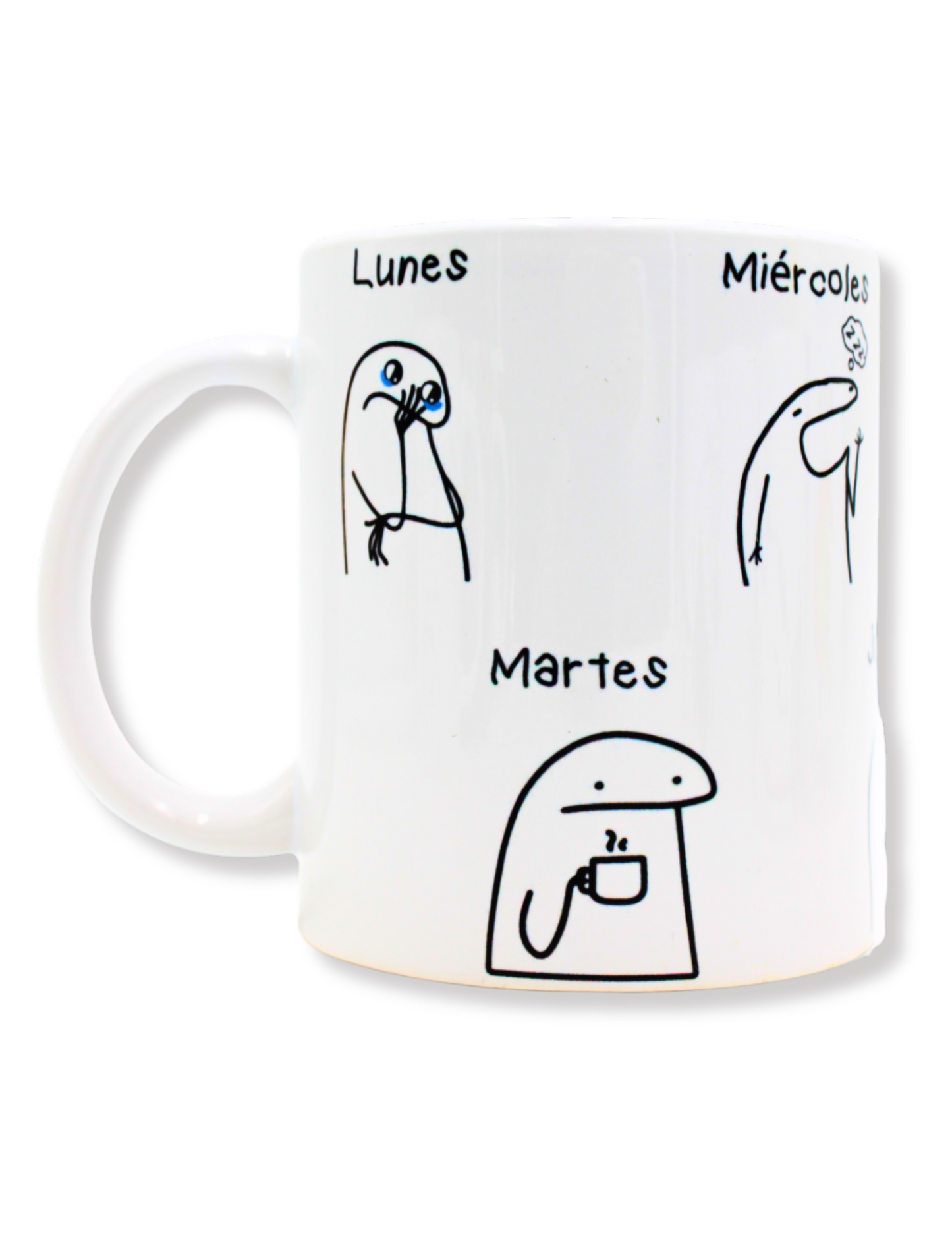 Taza De Cerámica Deformitos Días De La Semana