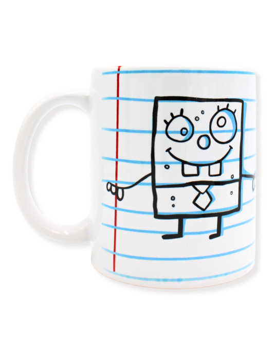 Taza De Cerámica Bob Trazo De Bob Esponja