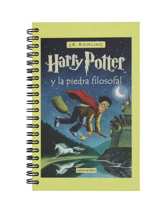 Cuadernos IMAGINANTES, Estilo Francés Con Diseño De Harry Potter Y La Piedra Filosofal.