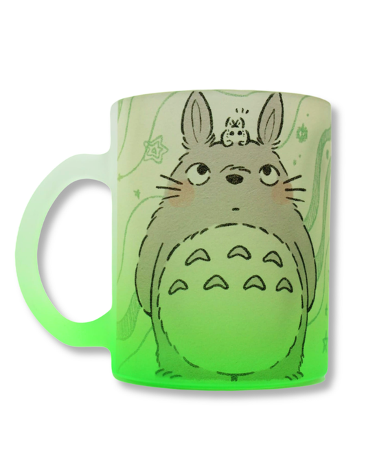Taza De Vidrio Totoro Verde