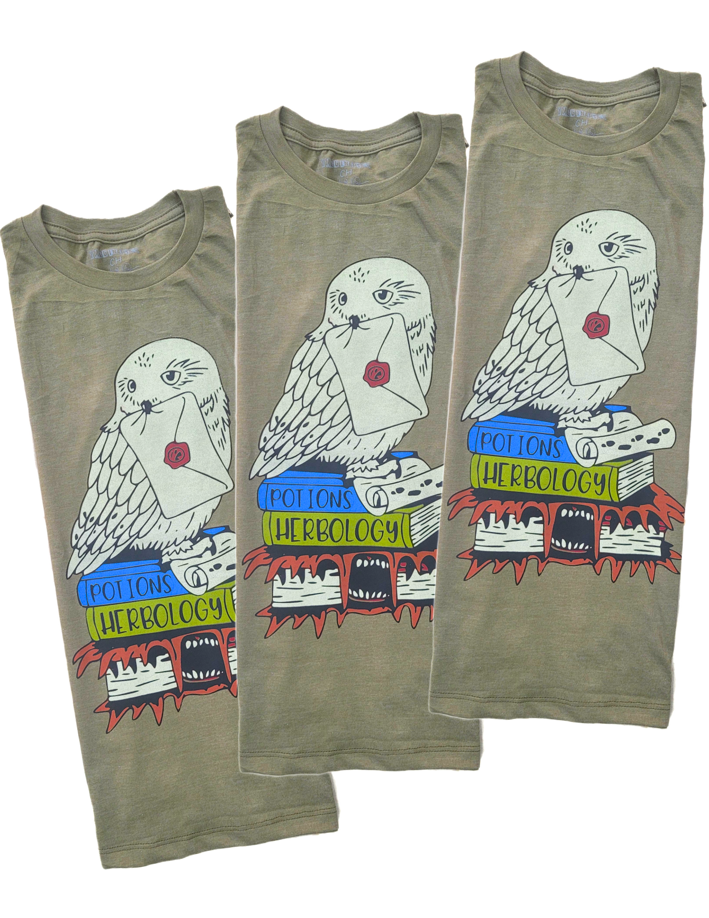 Playera Diseño Hedwig Harry Potter Unisex
