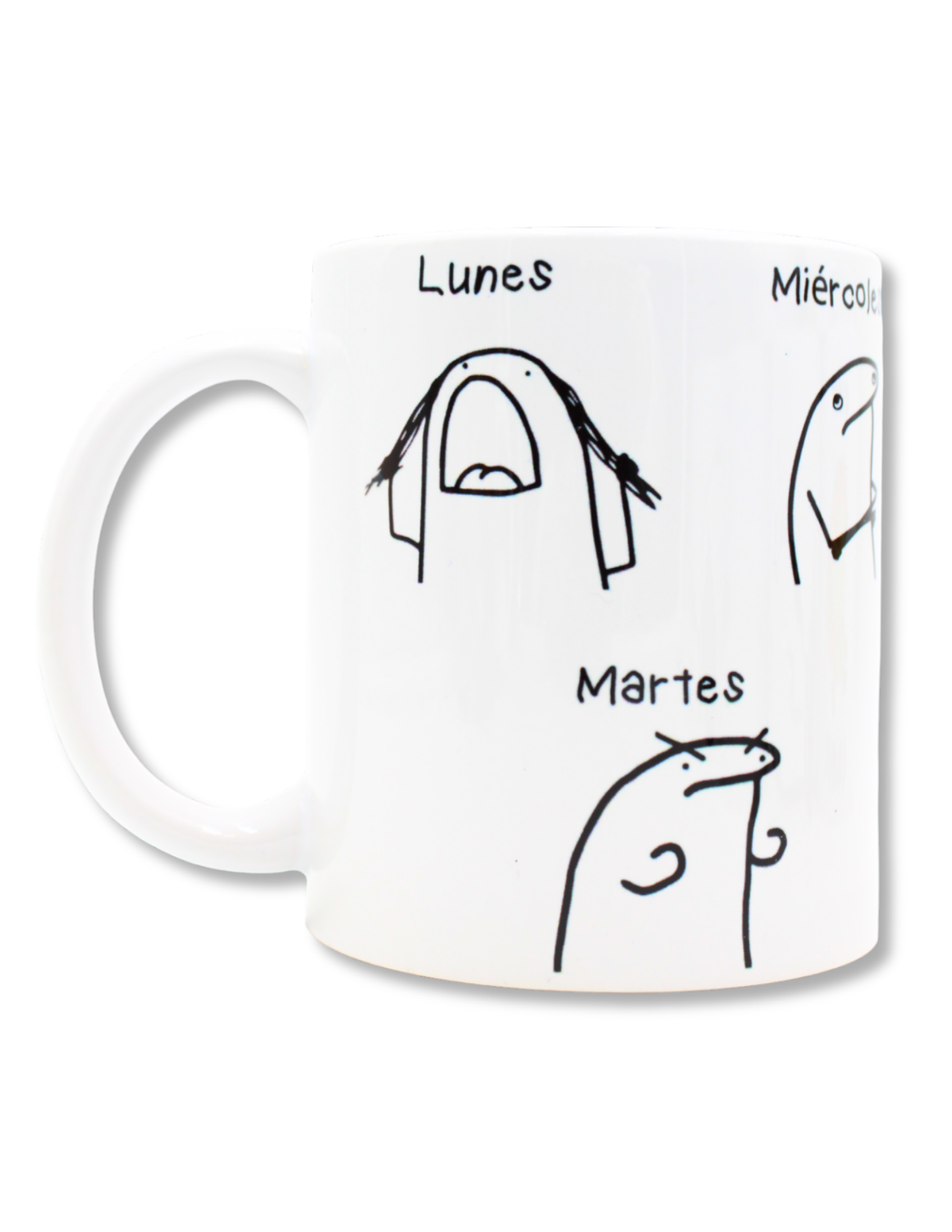 Taza De Cerámica Deformitos Días De La Semana