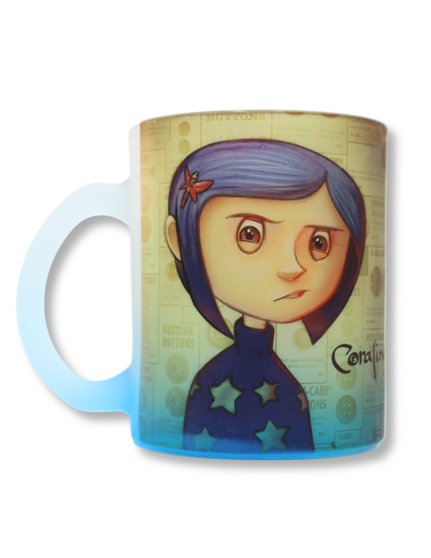 Taza De Vidrio Coraline Café