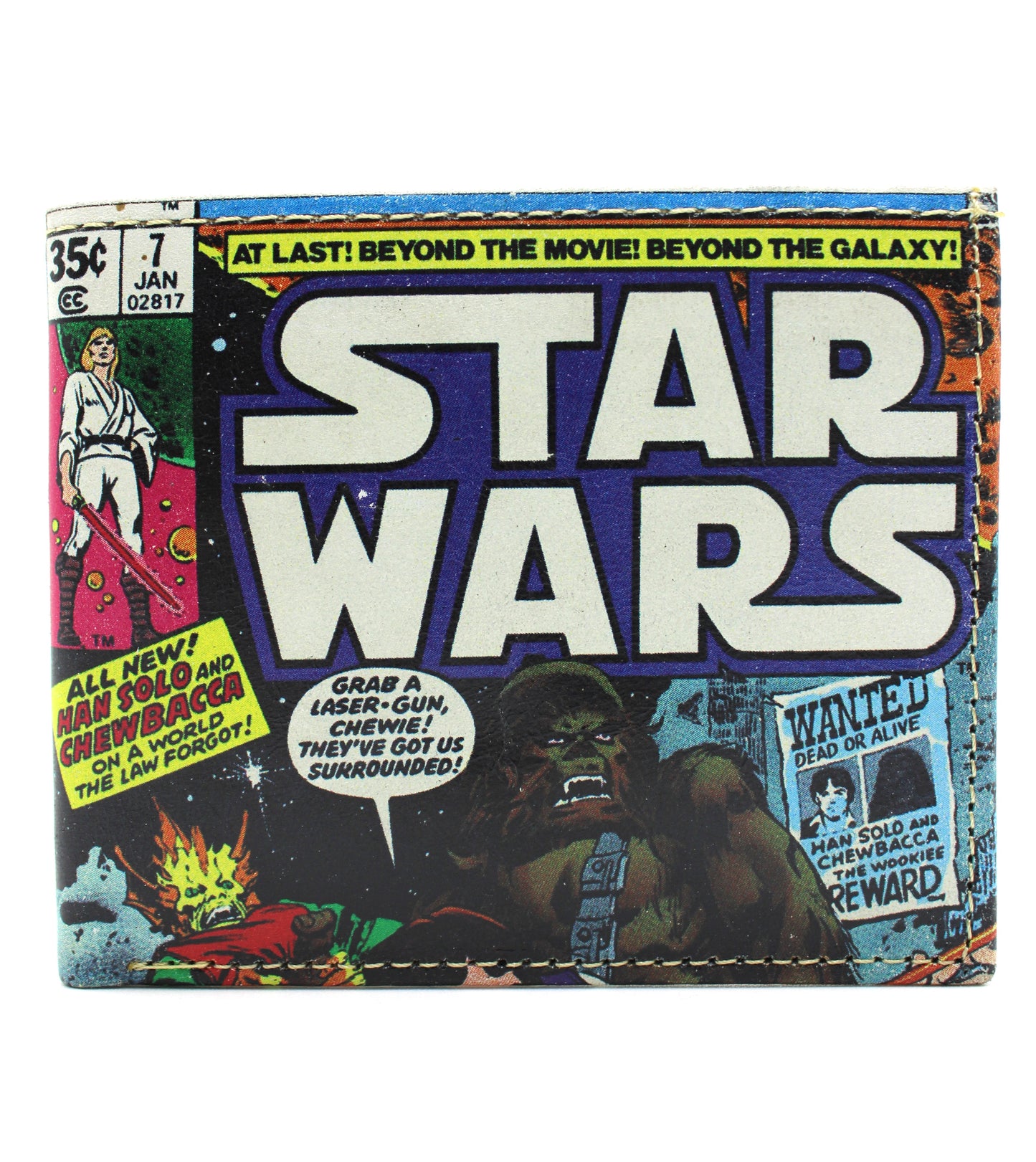 Cartera Hombre De Piel Star Wars