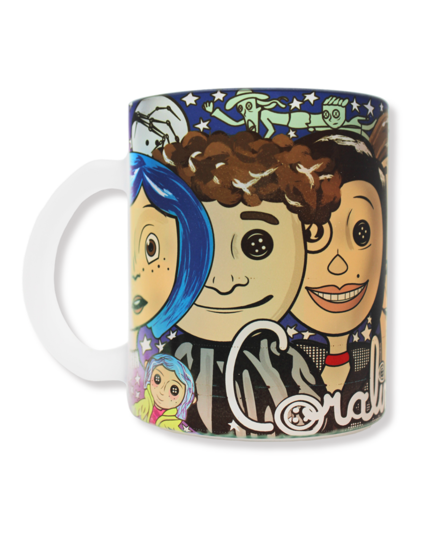 Taza De Vidrio Coraline Personjes