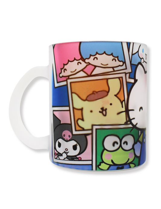 Taza De Vidrio Hello Kitty