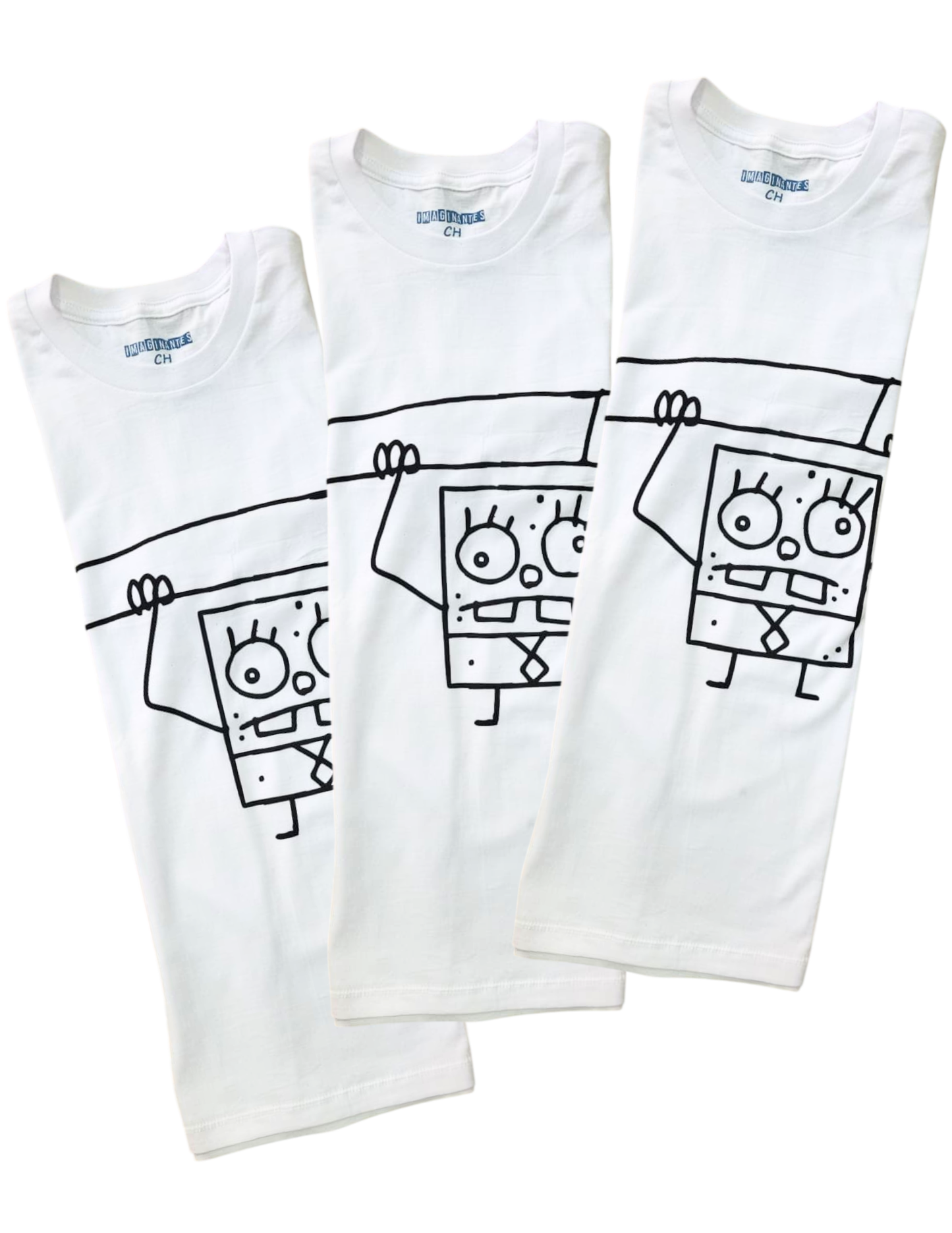 Playera Trazo Bob Esponja Unisex