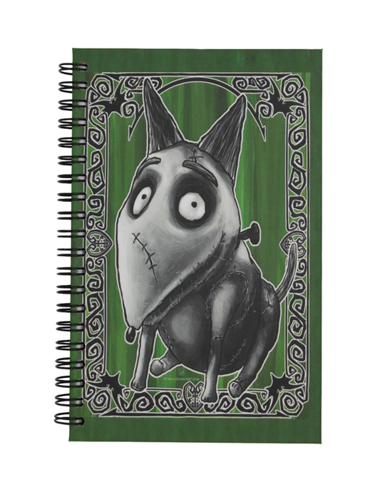 Cuadernos IMAGINANTES, Estilo Francés Con Diseño De Sparky Frankenstein.