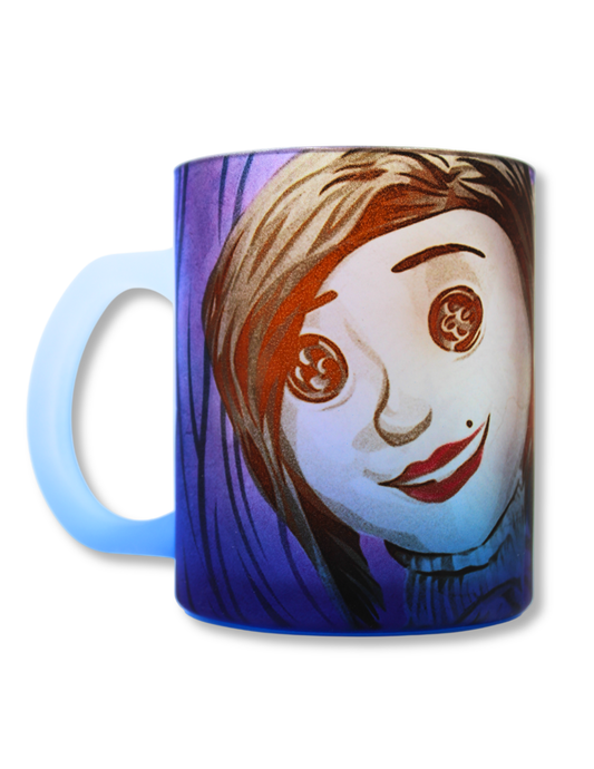 Taza De Vidrio Coraline La Otra Mamá