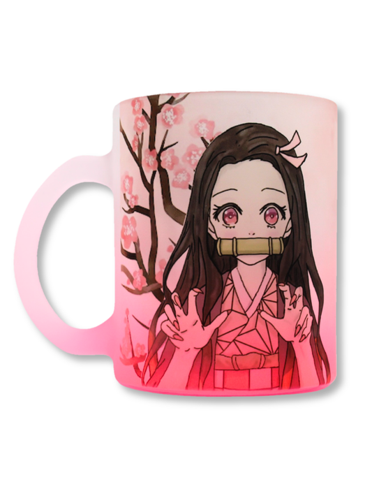 Taza De Vidrio Nezuko
