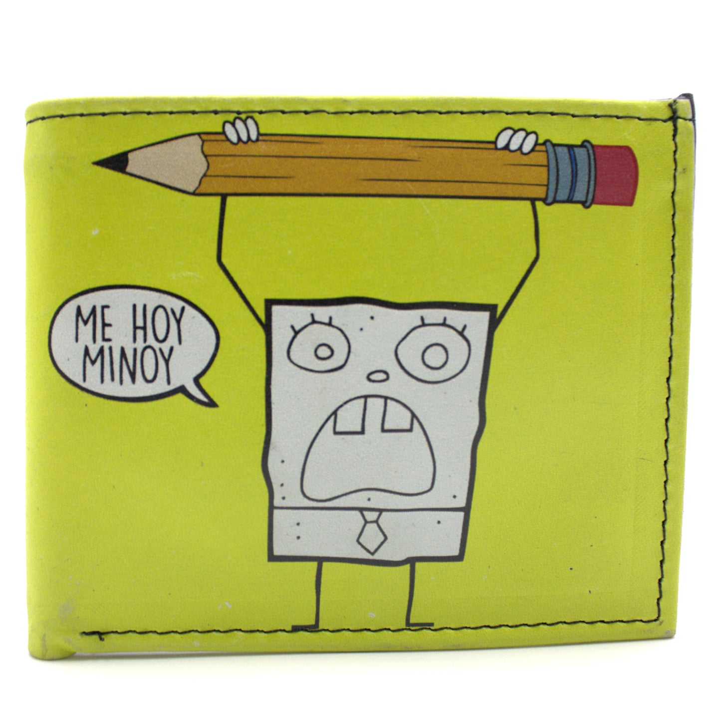 Cartera Hombre De Piel Bob Trazo De Bob Esponja