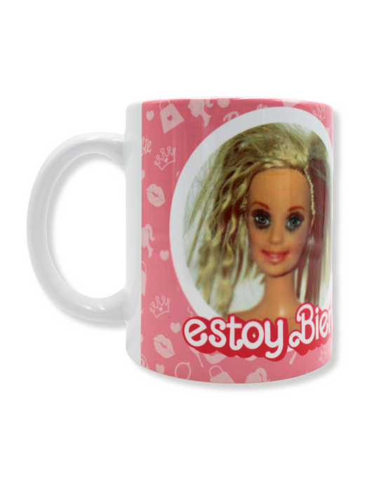 Taza De Cerámica Barbie Estoy Bien