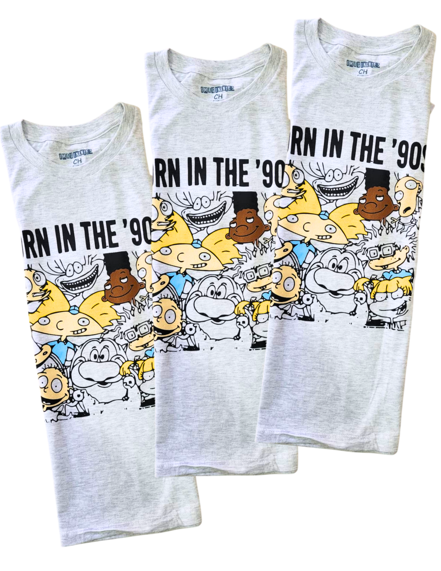 Playera Diseño Caricaturas 90`s Unisex