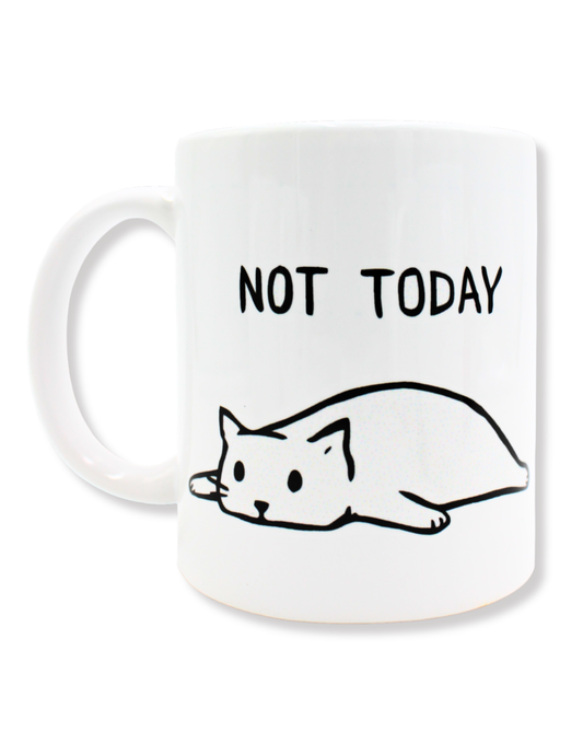 Taza De Cerámica Gato Not Today