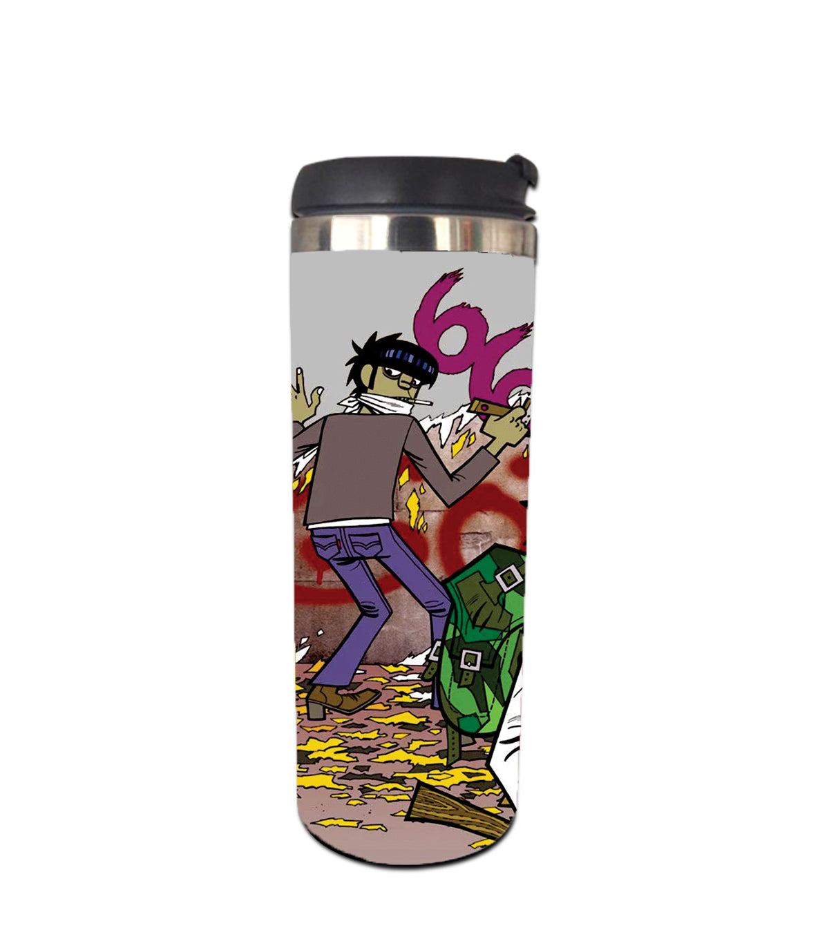Termo Cafetero Diseño Gorillaz
