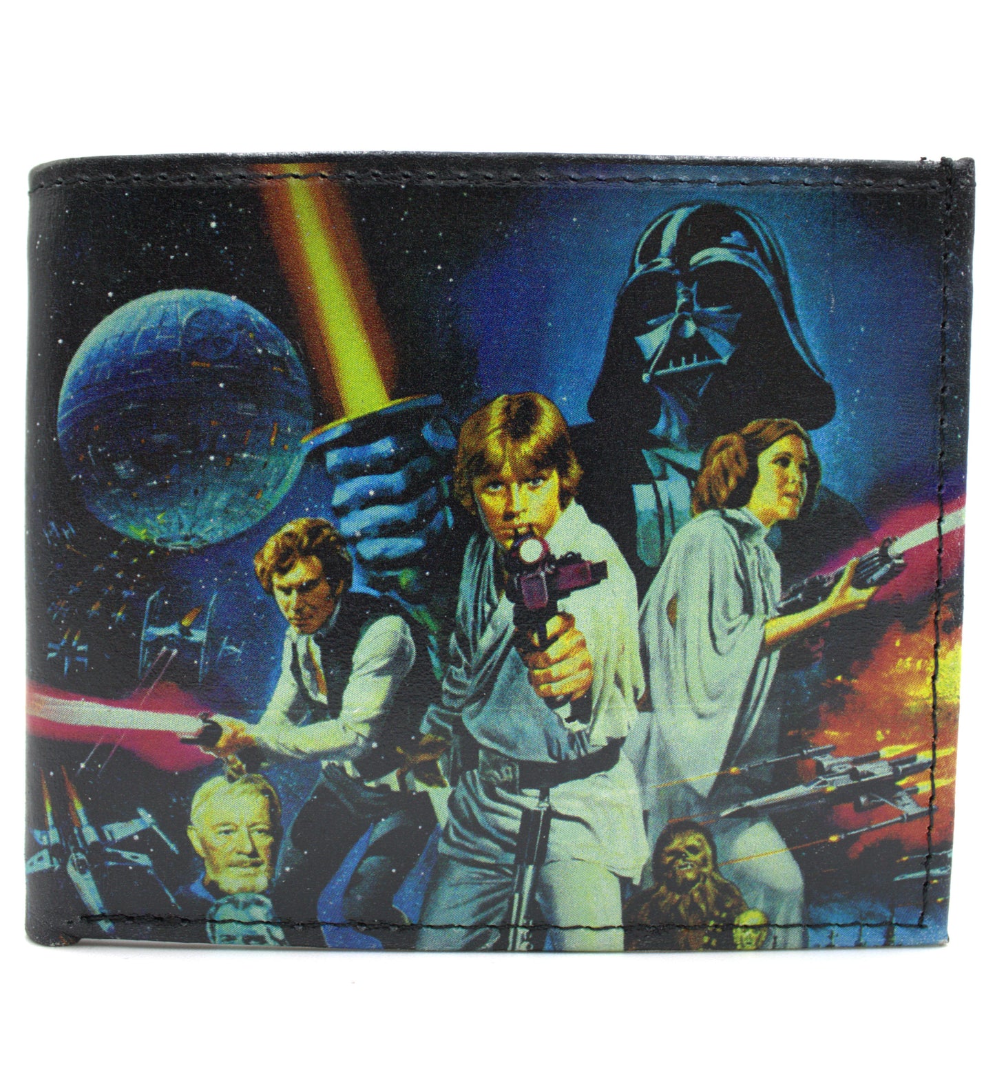 Cartera Hombre De Piel Star Wars Póster