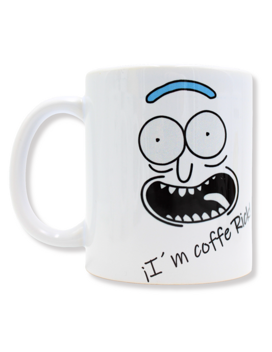 Taza De Cerámica Coffe Rick