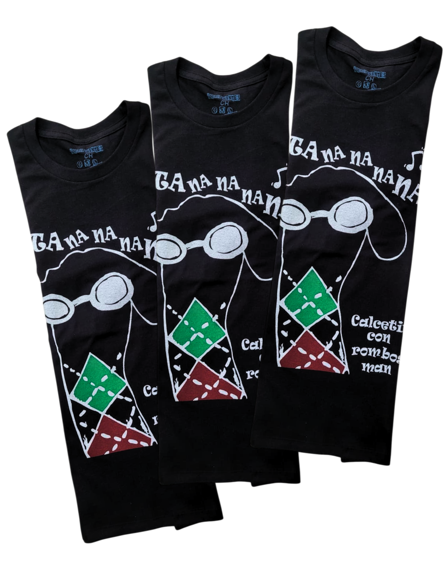 Playera Diseño 31 Minutos Calcetin Rombos Unisex