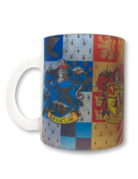 Taza De Vidrio Casas Harry Potter