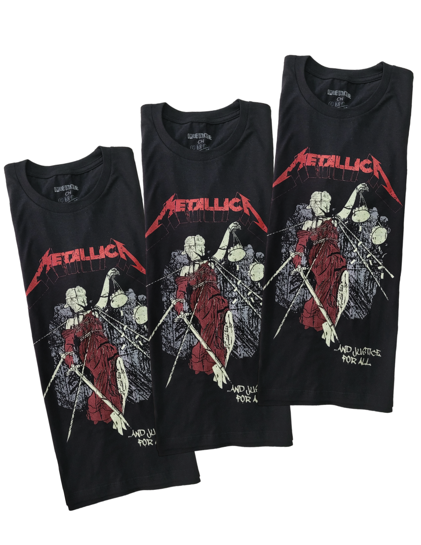 Playera Diseño Metallica Justice Unisex