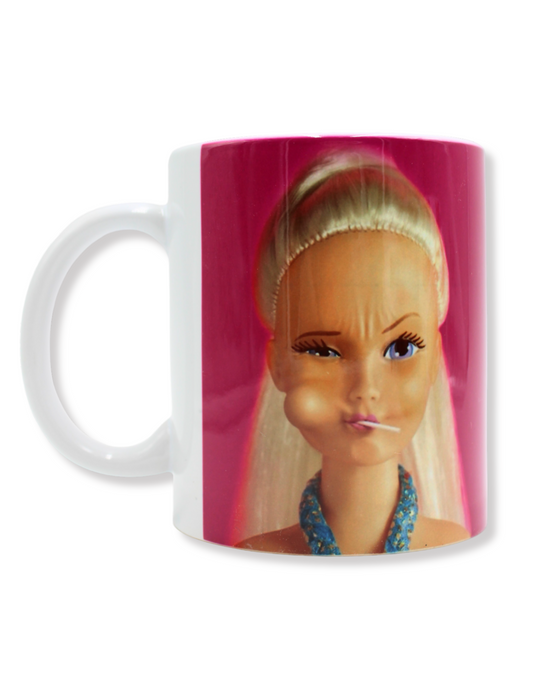 Taza De Cerámica Barbie Plastic