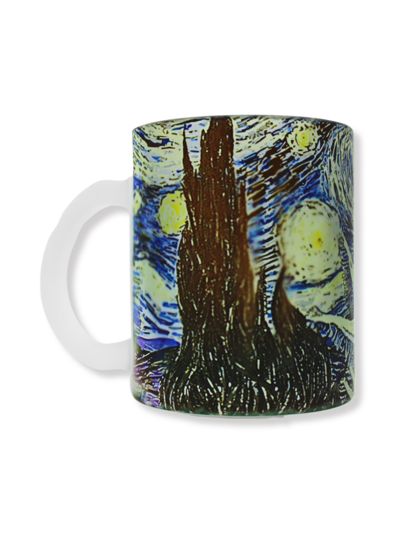 Taza De Vidrio Noche Estrellada De Ajolote