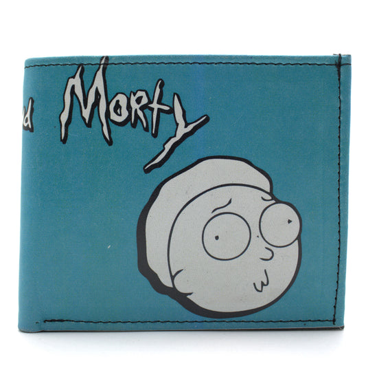 Cartera Hombre De Piel Rick and Morty