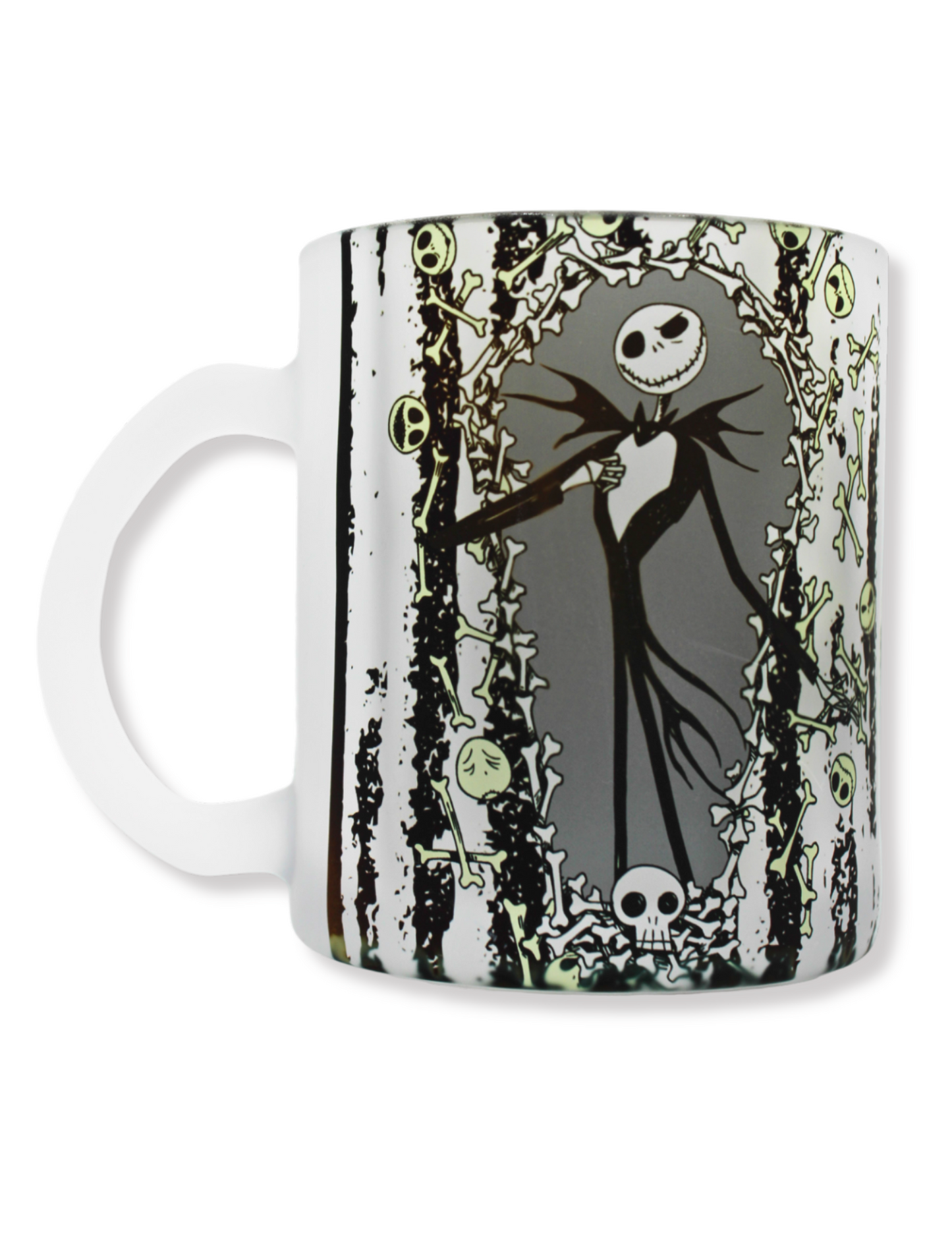 Taza De Vidrio Jack Skellington De El Extraño Mundo De Jack