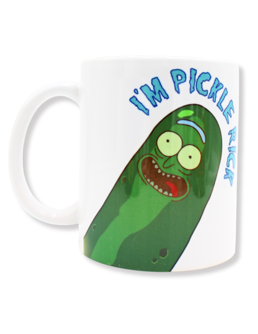Taza De Cerámica Pepinillo Rick De Rick y Morty