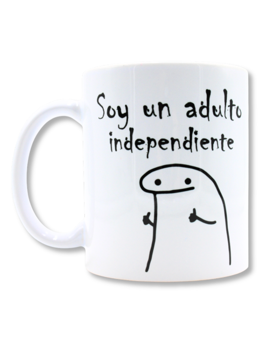Taza De Cerámica Adulto Independiente Deformito