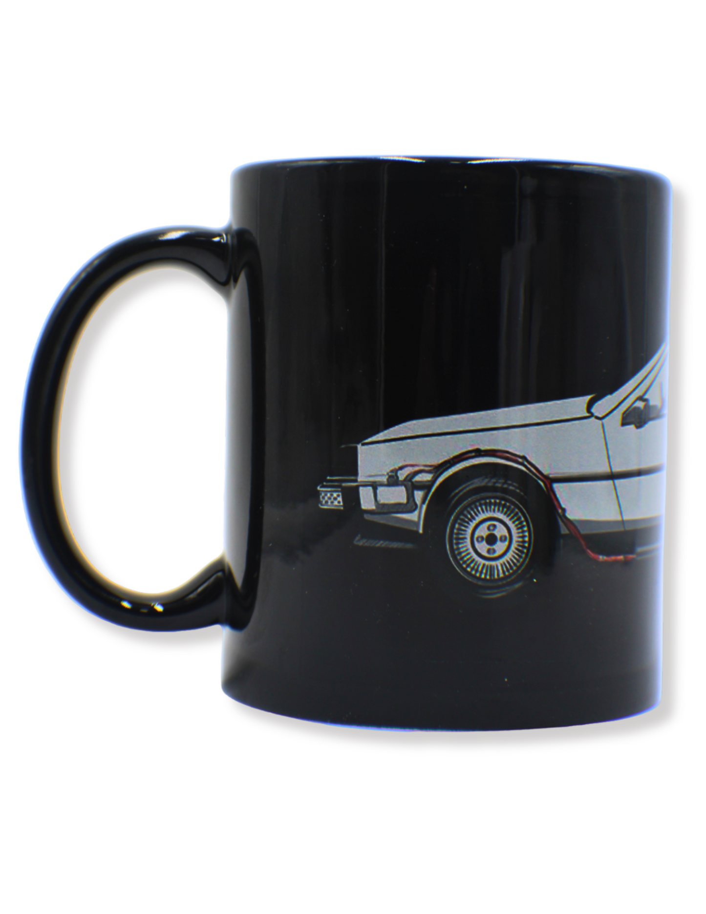 Taza De Negra Delorean Volver Al Futuro