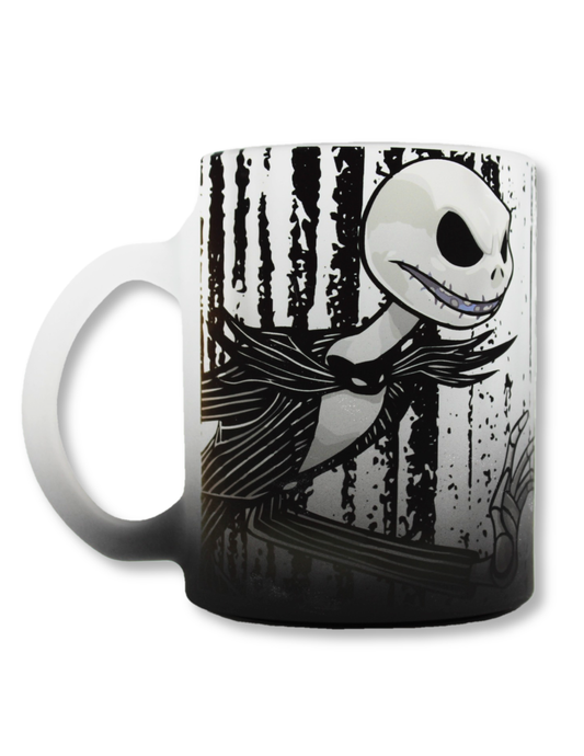 Taza De Vidrio Jack Skellington De El Extraño Mundo De Jack