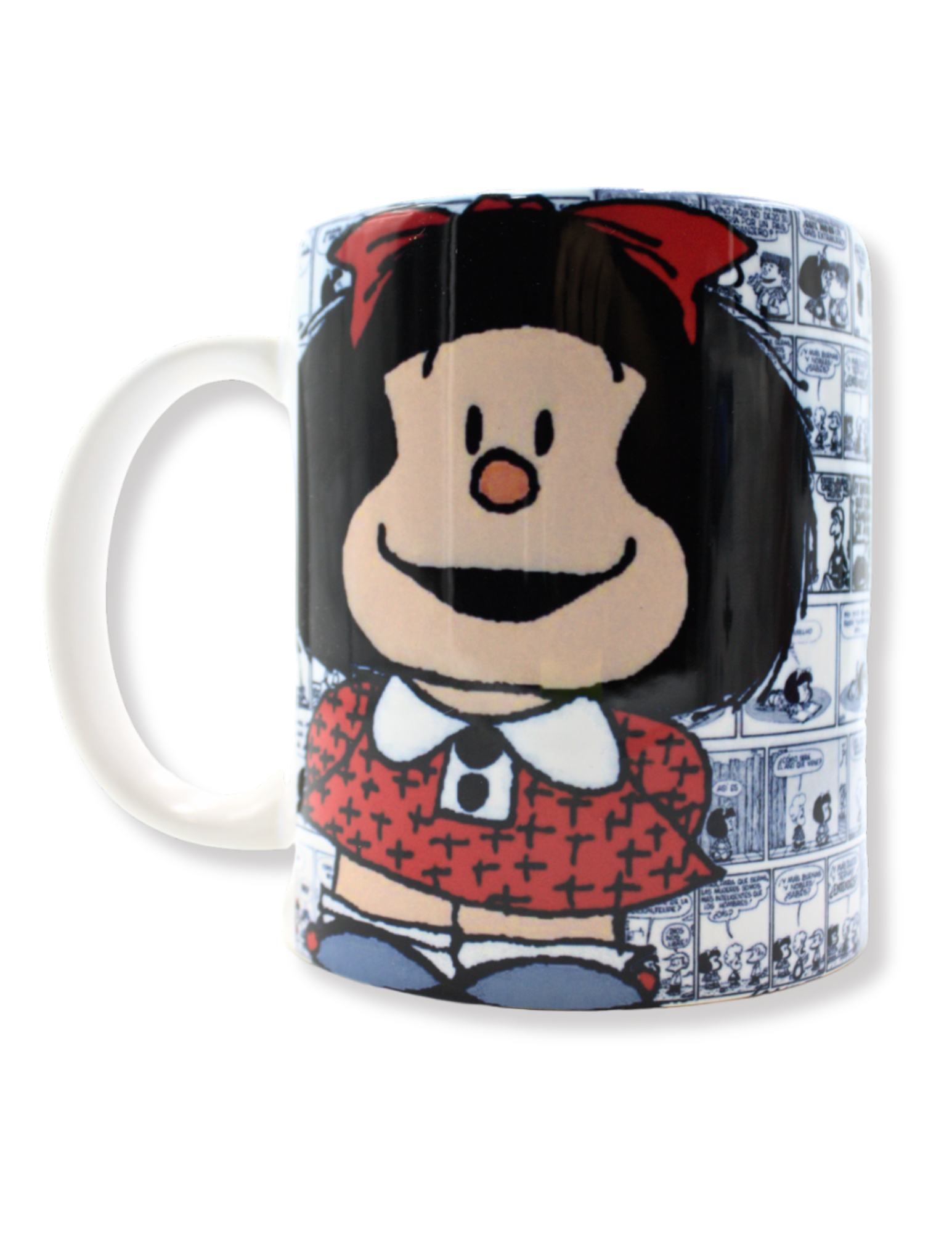 Tazza DrMugCollection Mafalda Selettiva - Ceramica 350 Ml Con Interno Rosso, Design Ironico, Regalo Divertente Per Collezionisti