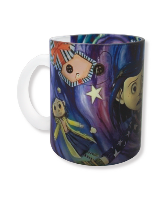 Taza De Vidrio Coraline En El Portal