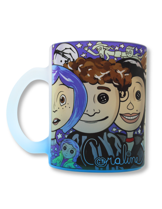 Taza De Vidrio Coraline Personjes
