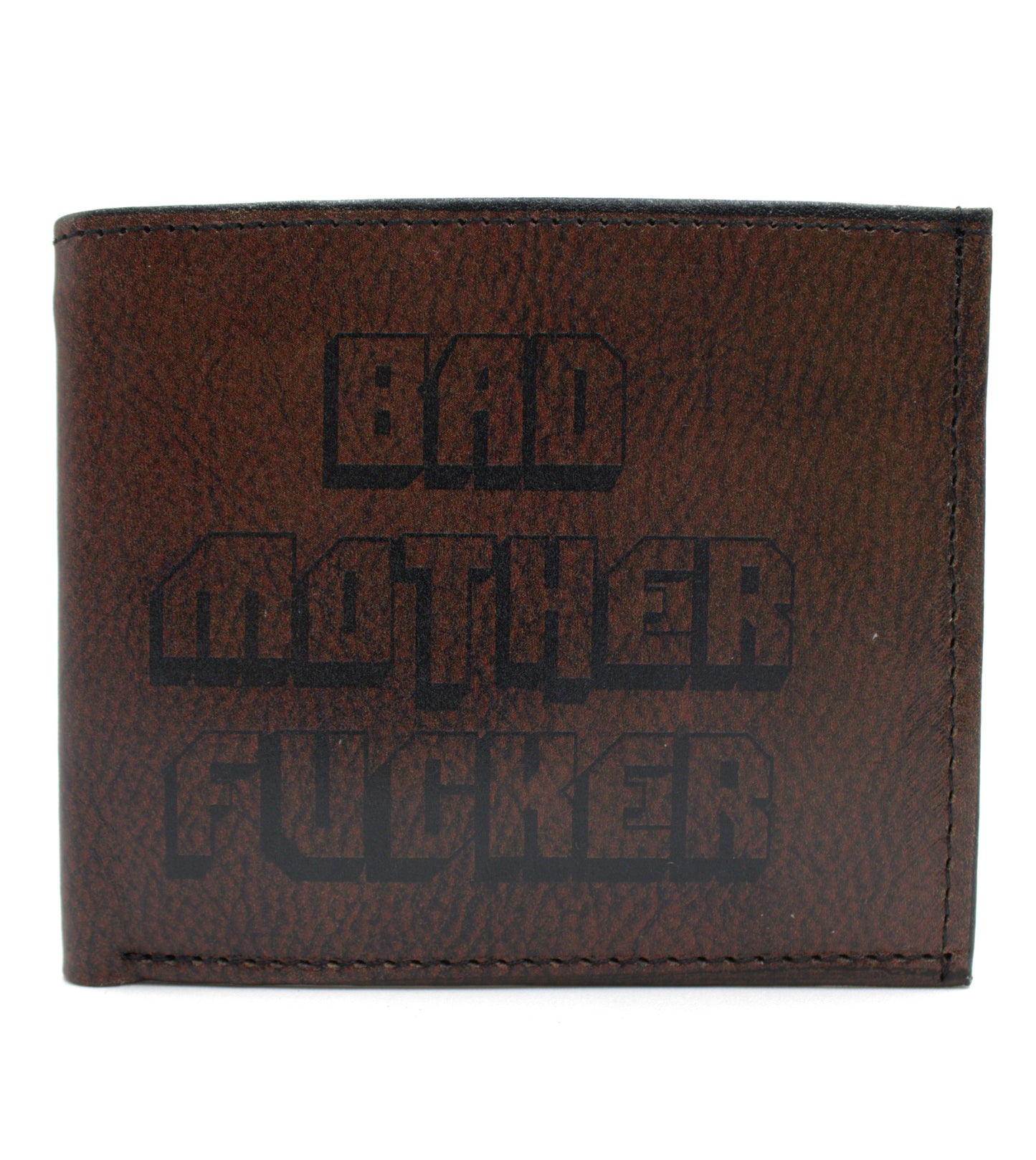 Cartera Hombre De Piel Bad Mother Fucker