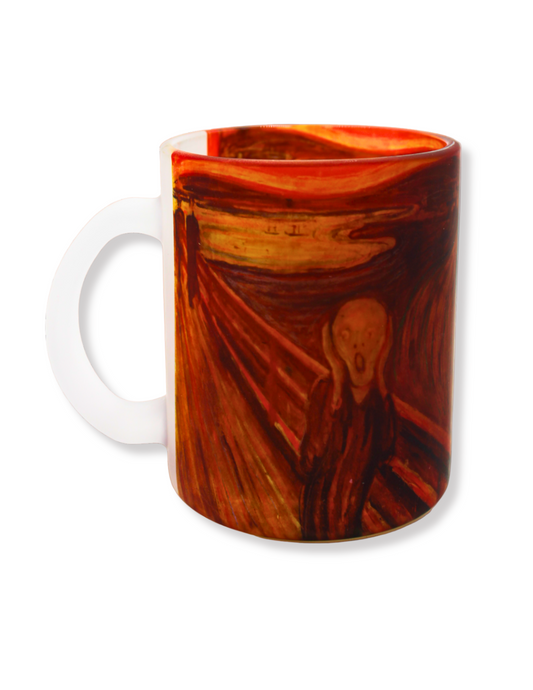 Taza De Vidrio Pintura El Grito